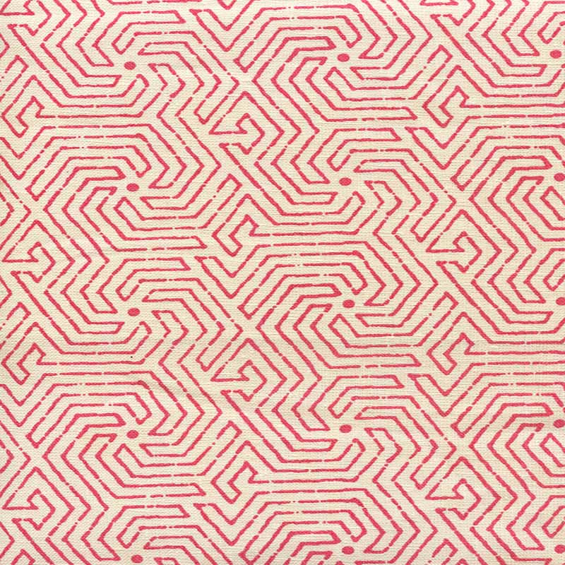 China Seas Maze Magenta Fabric 2510L-02