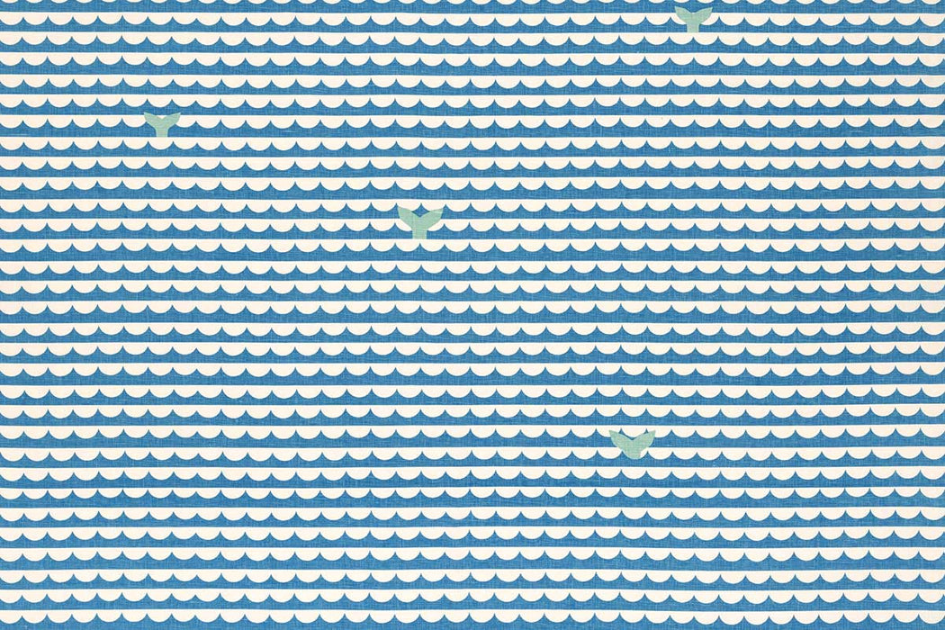 Christopher Farr We Sailed Away Royal Blue Fabric