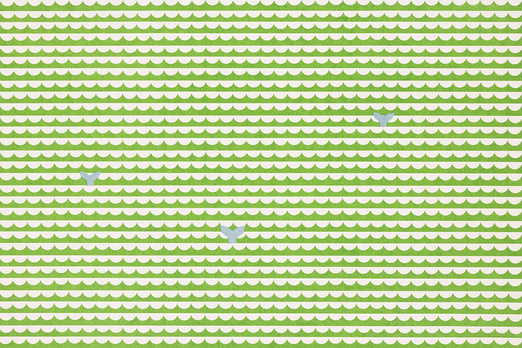 Christopher Farr We Sailed Away Grass Wallpaper