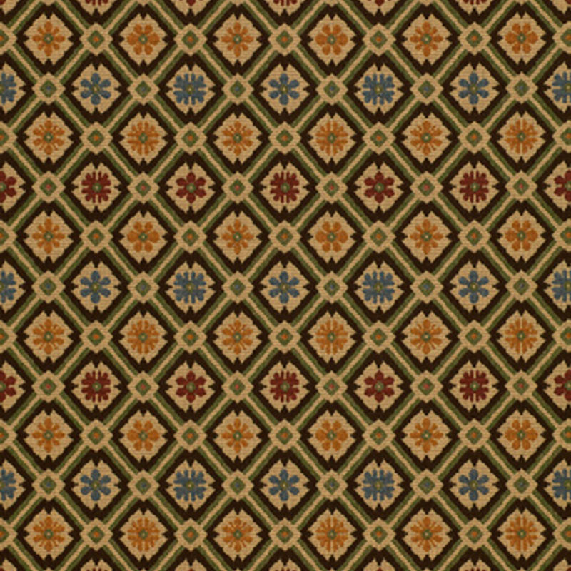 Schumacher Savonnerie Tapestry Mallard Fabric Sample 25301