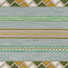 Christopher Farr Woven Ribbon Aqua Fabric