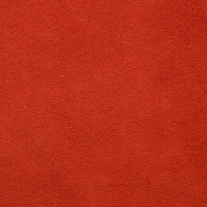 Holly Hunt Great Plains Italian Alcantara Blood Orange Fabric Sample 2550/15