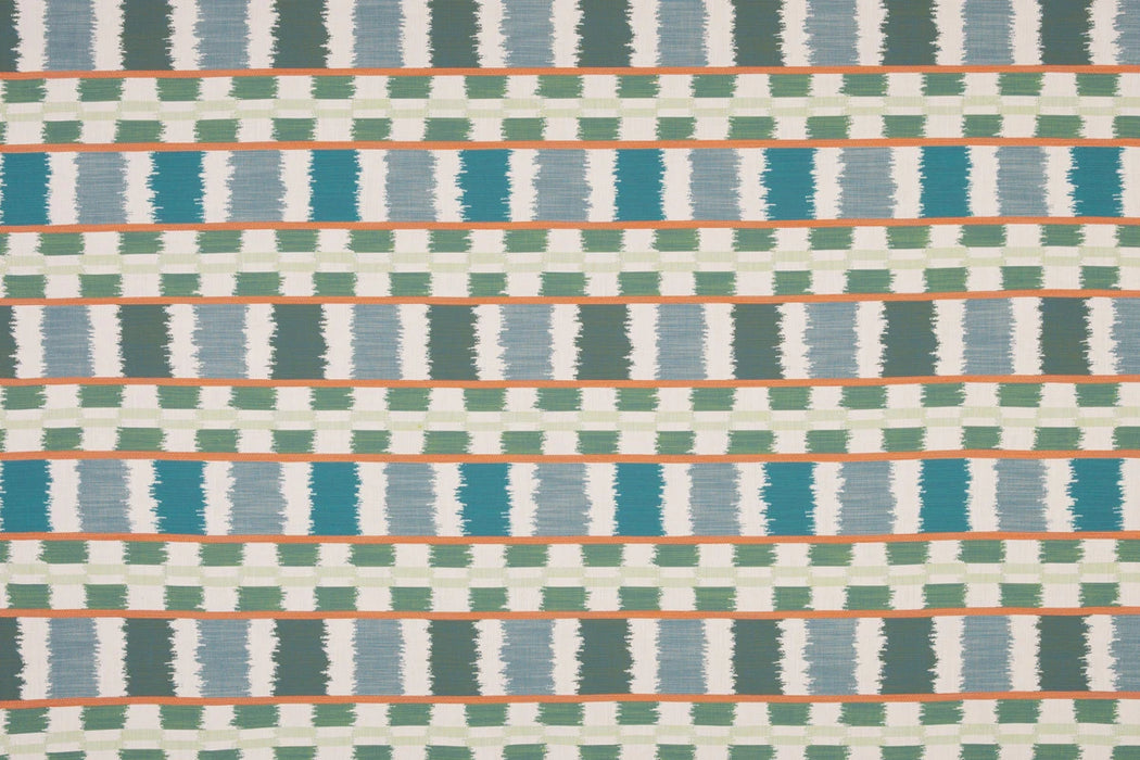 Christopher Farr Lapaz Perennials Performance Turchese Fabric