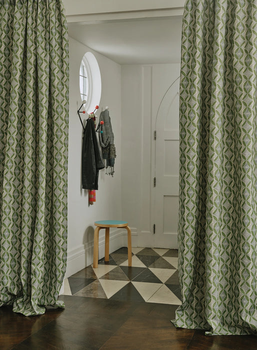 Christopher Farr Dancing Vines Green Fabric