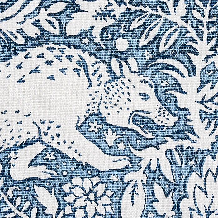 Schumacher Khan's Park Chambray Fabric 2603275