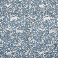 Schumacher Khan's Park Chambray Fabric 2603275