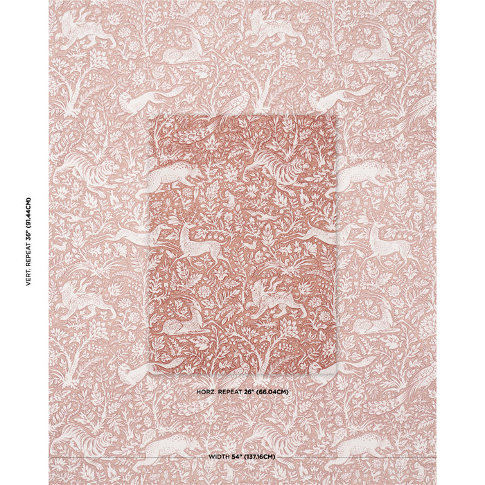 Schumacher Khan'S Park Mediterranean Spice Fabric 2603277