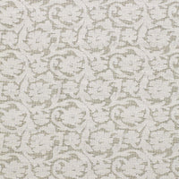 Schumacher Floral Cutwork Casement Natural Fabric 2608620
