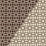 Schumacher Emerald Cut Mink & Ivory Fabric Sample 2643901