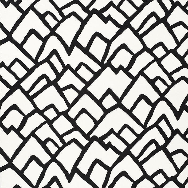 Schumacher Zimba Ebony Fabric Sample 2644336