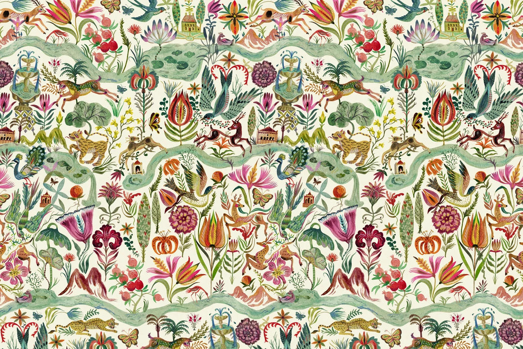 Christopher Farr River of Joy Fuchsia Wallpaper