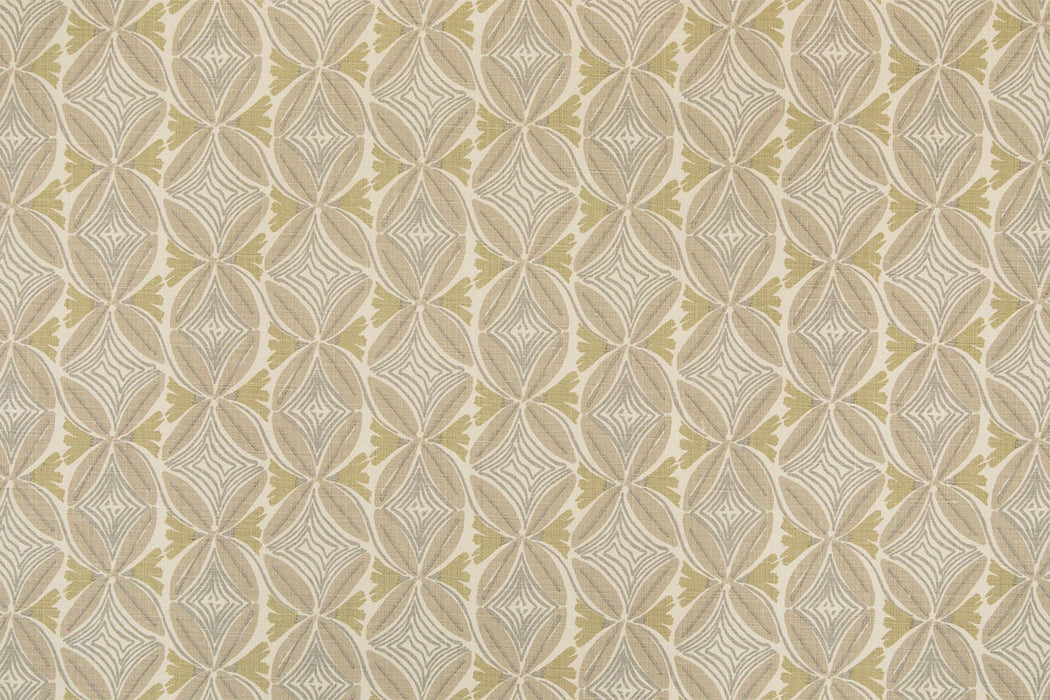 Christopher Farr Dancing Vines Smoke Fabric