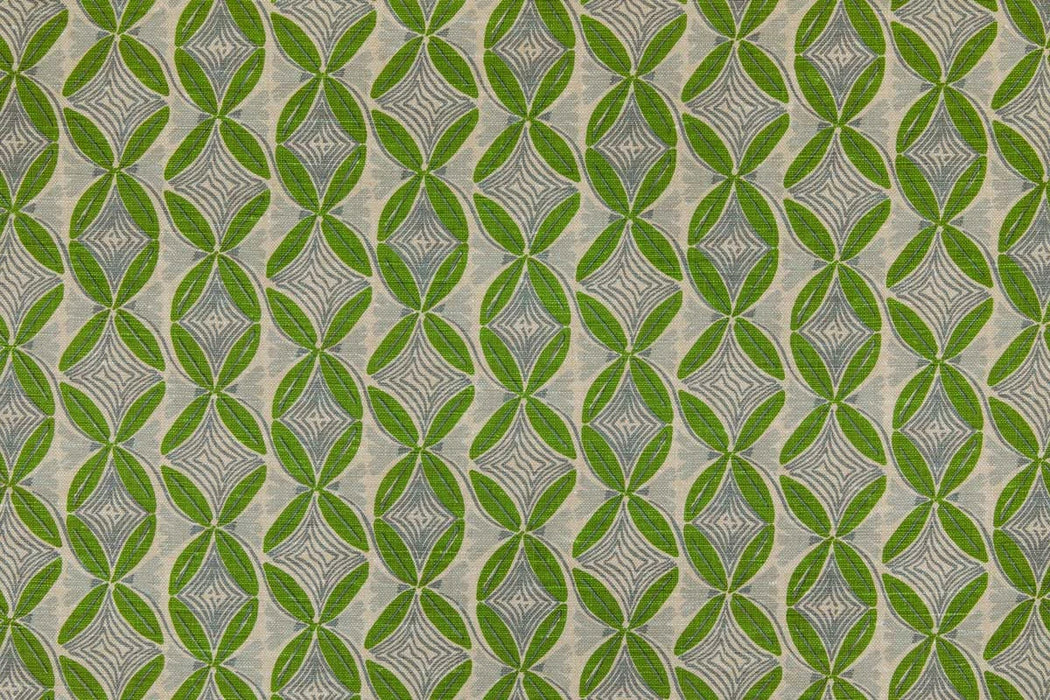 Christopher Farr Dancing Vines Green Fabric