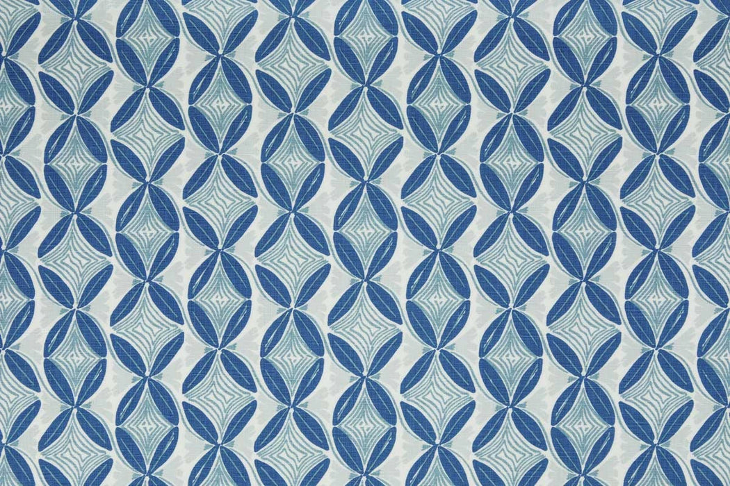 Christopher Farr Dancing Vines Royal Blue Fabric