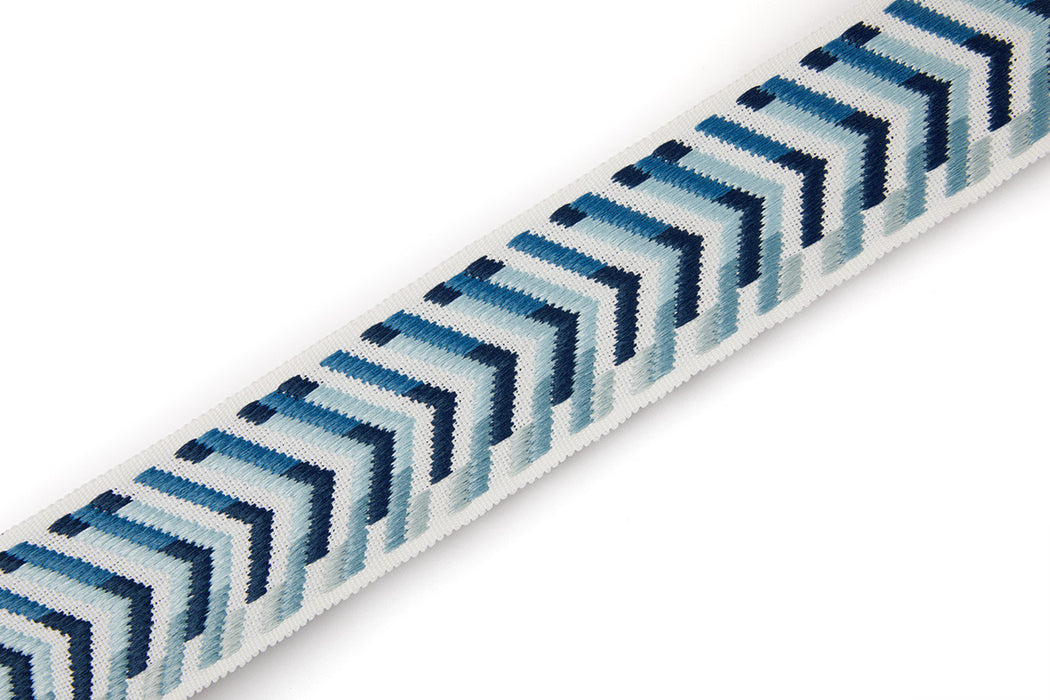 Christopher Farr Xela Border Azzurro Trim Sample