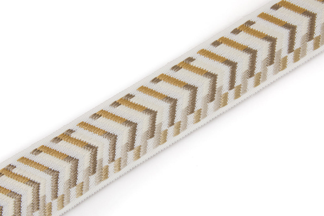 Christopher Farr Xela Border Latte Trim Sample