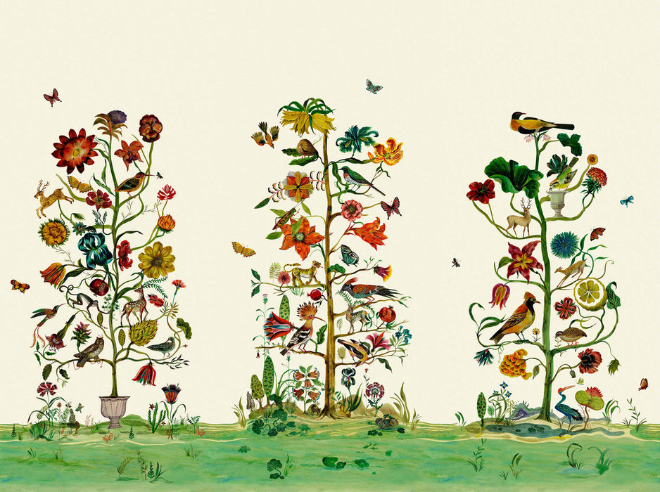 Christopher Farr Trees of Wonder Grass Wallpaper