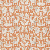 No.9 Thompson Fauna And Fungi Terracotta Fabric N9012345002