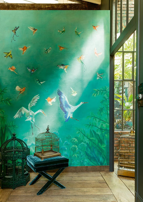 Pierre Frey L'Envol Marais Wallpaper Sample FP991001