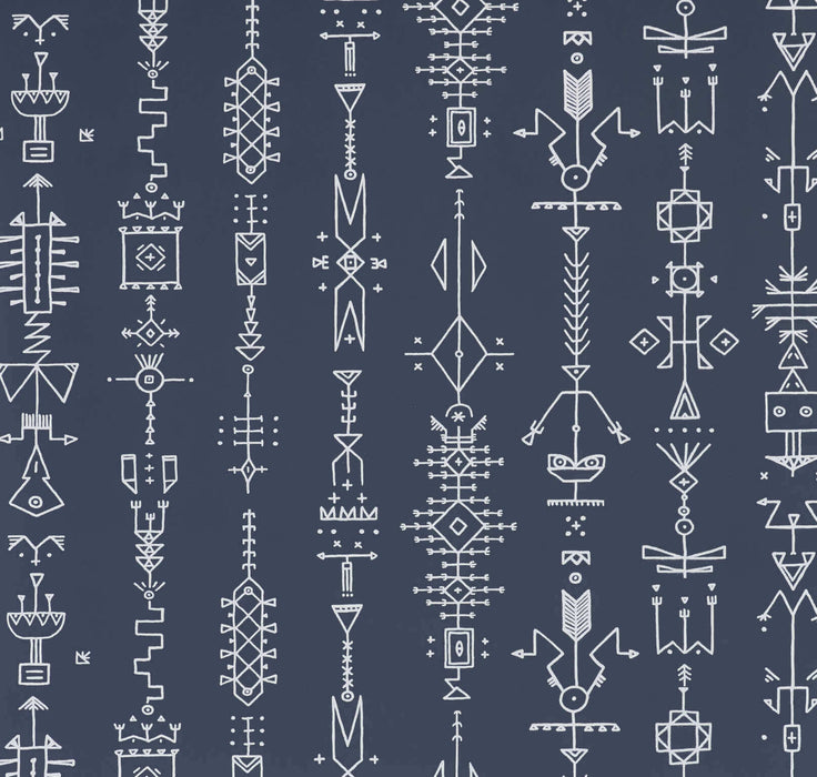 Pierre Frey Native Nuit Wallpaper Sample FP501004