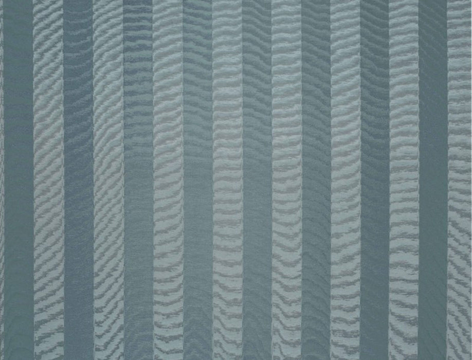 Jim Thompson Moire Stripe  Bluestone Wallpaper Sample JT021045004