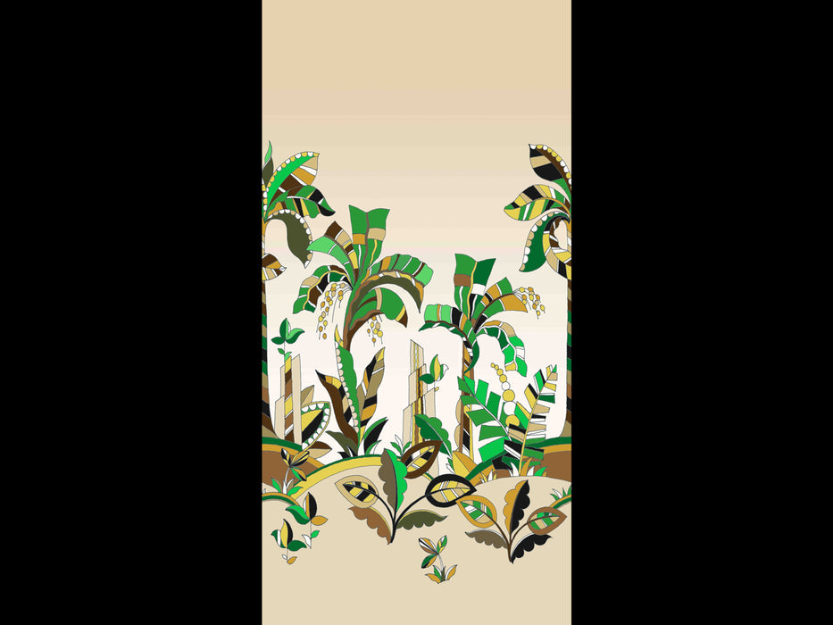 No.9 Thompson Palmeraie Toll Coated 3 Drops Oasis Wallpaper Sample N9021040001