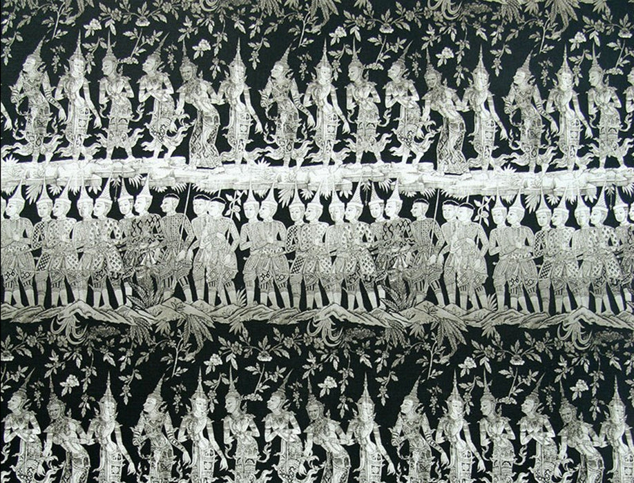 Jim Thompson Kosa Pan Espresso Fabric JT013379001O