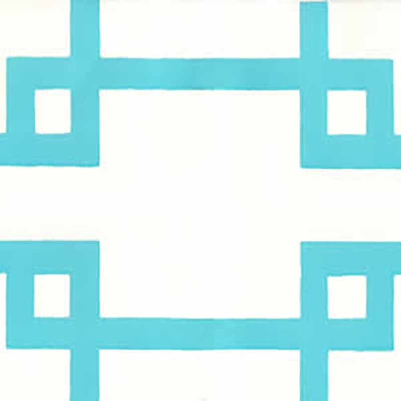 Quadrille Brighton Turquoise Wallpaper Sample 300402OWP