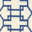 Quadrille Brighton New Navy Fabric Sample 300409F
