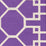 Quadrille Brighton Reverse Purple Fabric Sample 300427F