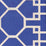 Quadrille Brighton Reverse New Navy Fabric Sample 300429F