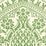 Quadrille Pina Jungle Green Wallpaper Sample 302134W