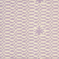 Quadrille Carlo Ii Neutral Soft Lavender Fabric 302230B-05