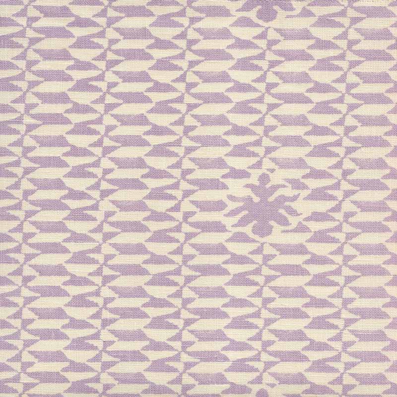 Quadrille Carlo Ii Neutral Soft Lavender Fabric 302230B-05