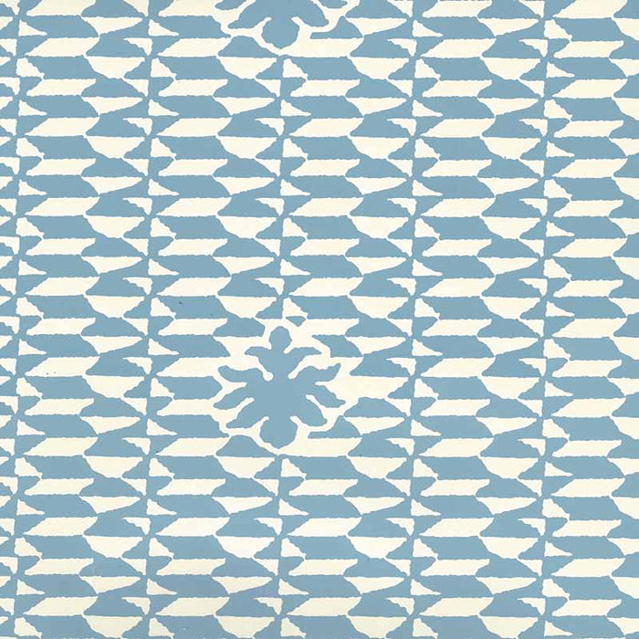 Quadrille Carlo Ii Denim Blue Wallpaper Sample 302244OWP
