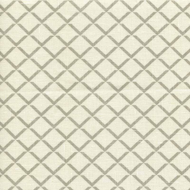 Quadrille Terrace Grey Fabric 302303F