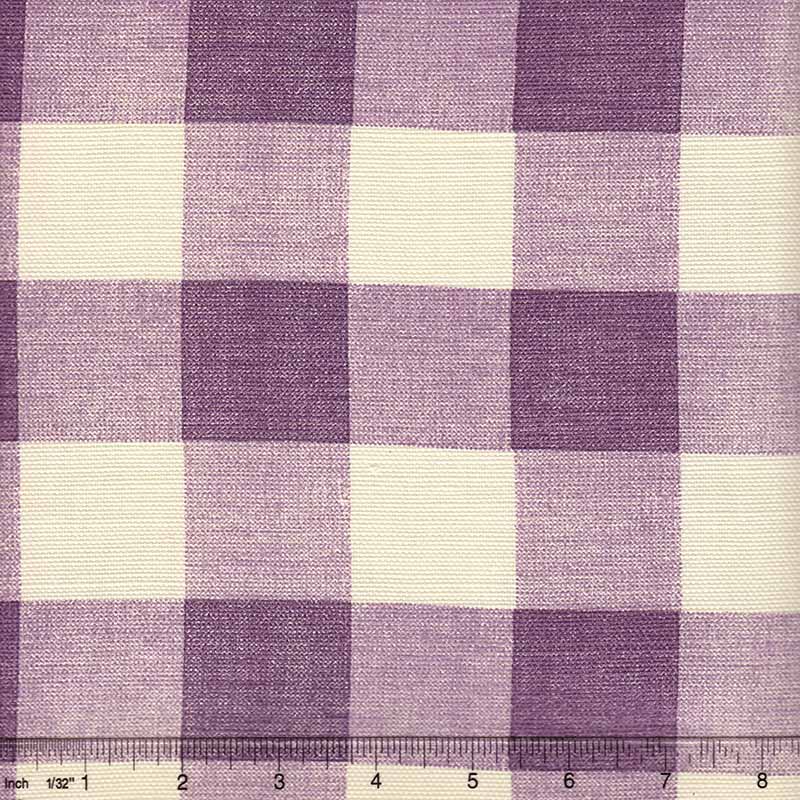 Quadrille Hingham Plaid Lilac Fabric Sample 302527F