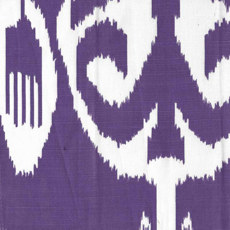 Quadrille Nomad Purple Fabric Sample 303033F