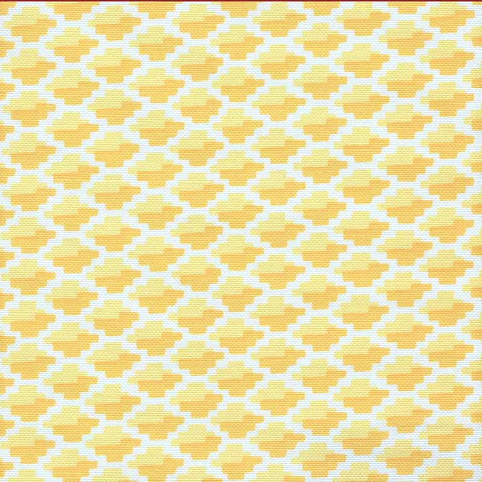Quadrille Il Gioco Sun Yellow Fabric Sample 303720F-07
