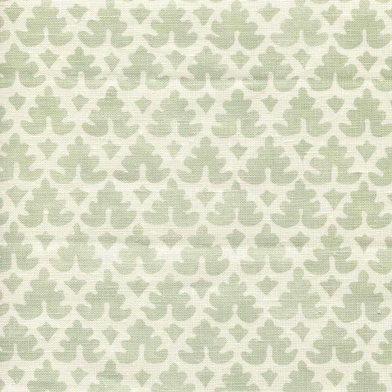 Quadrille Volpi Neutral Soft French Green Fabric Sample 304040B-04