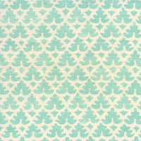 Quadrille Volpi Turquoise Fabric 304040F