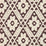 Quadrille Viennese Brown Fabric Sample 305059F