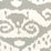 Quadrille Malaya Grey Wallpaper 306046W