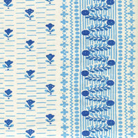 Quadrille Links Ii Blue New Blue Fabric 306298CT