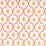 Quadrille Longfellow Orange Yellow Fabric Sample 306320C-02CTT