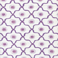 Quadrille Longfellow Purple Lilac Fabric 306320C-05CTT