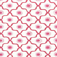 Quadrille Longfellow Strawberry Wallpaper 306320W-03WWP