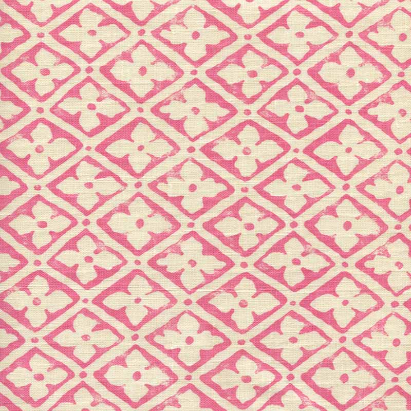 Quadrille Puccini Pink Fabric Sample 306330F-02