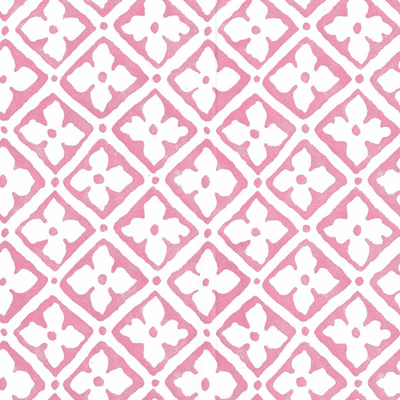 Quadrille Puccini Pink Wallpaper Sample 306330W-02