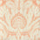 Quadrille Borghese Background Peche Fabric Sample 306470F-03